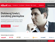 Tablet Screenshot of program-partnerski.helion.pl